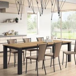 Perfecta Reina Chaise de cuisine contemporaine en métal et simili* Chaise De Cuisine