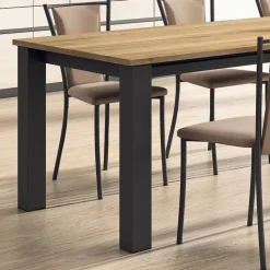 Perfecta Reina Chaise de cuisine contemporaine en métal et simili* Chaise De Cuisine