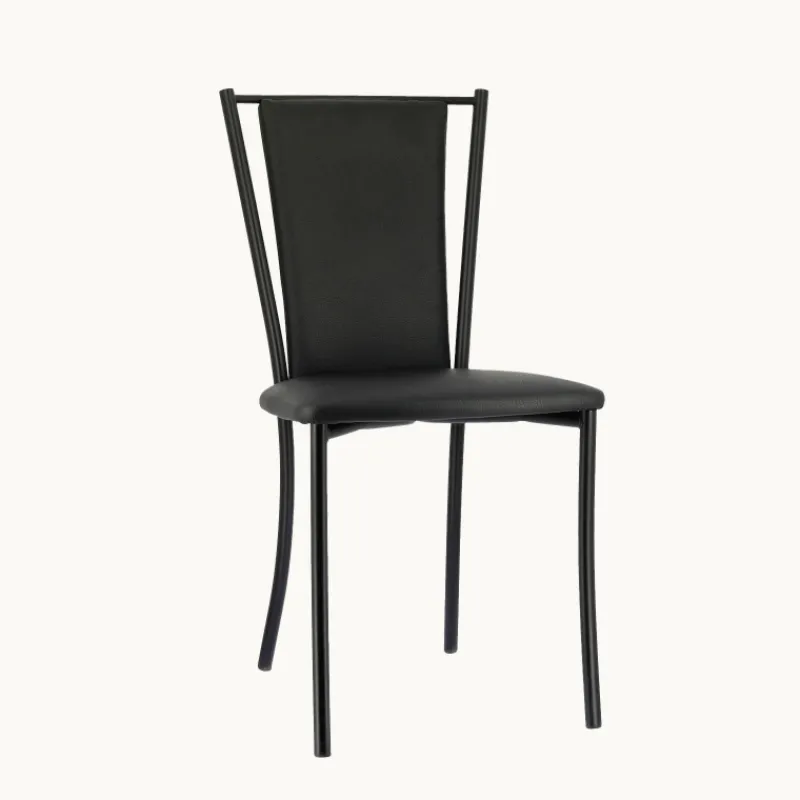 Perfecta Reina Chaise de cuisine contemporaine en métal et simili* Chaise De Cuisine