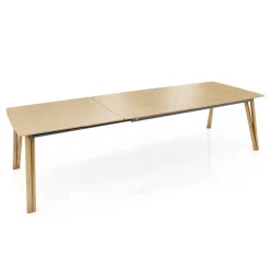 Mobitec Rennes ® Table en bois massif extensible pieds épingle* Table De Salle à Manger