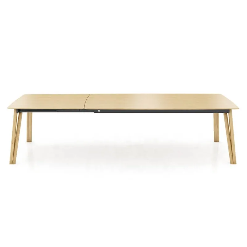 Mobitec Rennes ® Table en bois massif extensible pieds épingle* Table De Salle à Manger