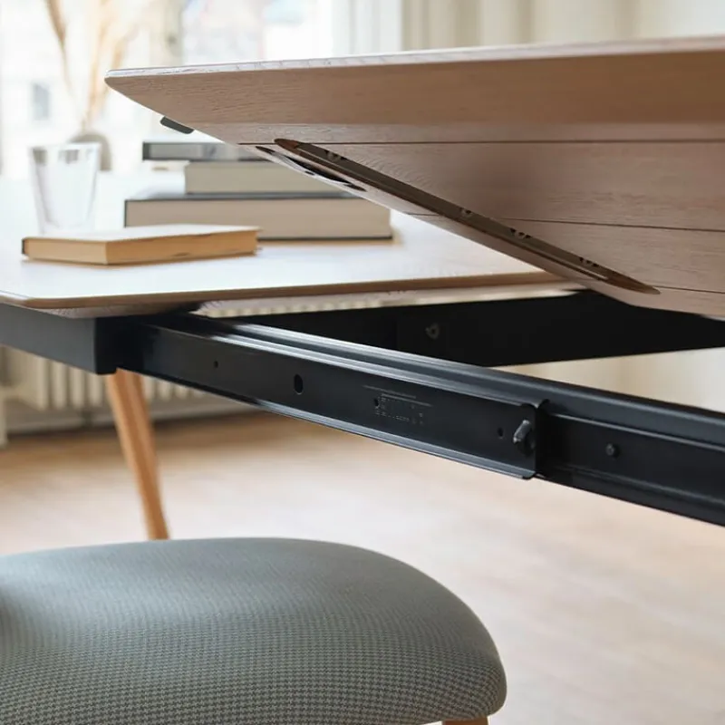 Mobitec Rennes ® Table en bois massif extensible pieds épingle* Table De Salle à Manger