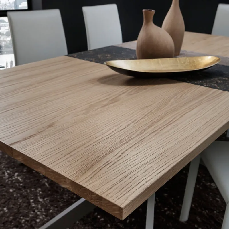 La primavera Renzo Table de salle à manger design extensible en stratifié* Table De Salle à Manger
