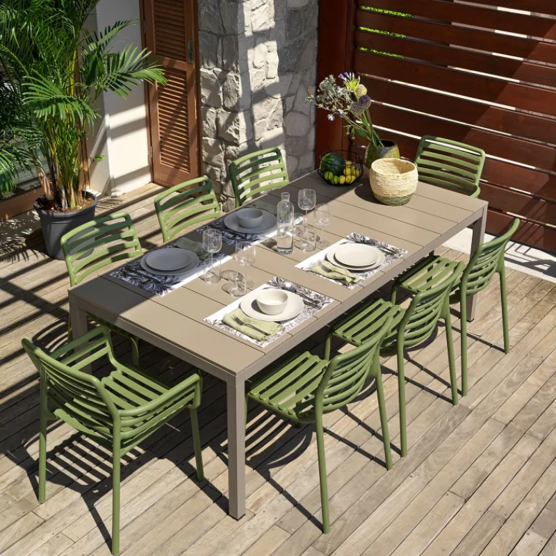 Rio Alu Table d'extérieur moderne extensible en aluminium* Table De Jardin
