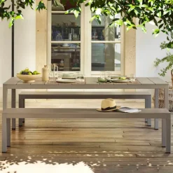 Rio Table de jardin en aluminium rectangulaire fabriquée en Italie* Table De Jardin