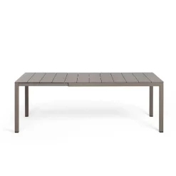 Rio Table de jardin extensible en polypropylène DurelTop et aluminium* Table De Jardin