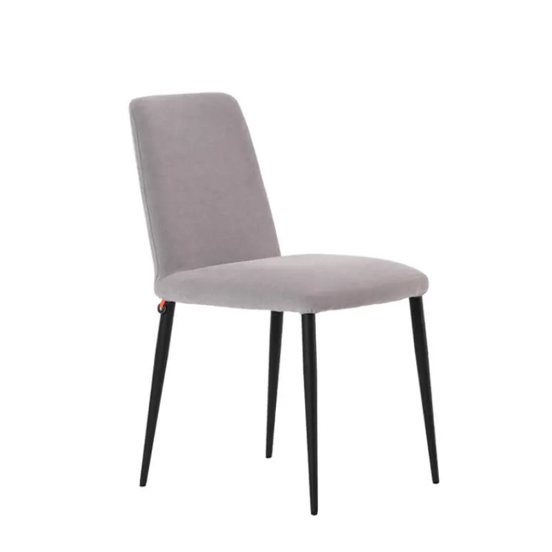Mobitec Rob C03 ® Chaise de salle à manger en tissu et métal* Chaise De Salle à Manger