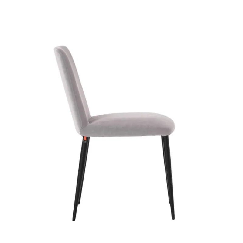 Mobitec Rob C03 ® Chaise de salle à manger en tissu et métal* Chaise De Salle à Manger