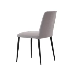 Mobitec Rob C03 ® Chaise de salle à manger en tissu et métal* Chaise De Salle à Manger