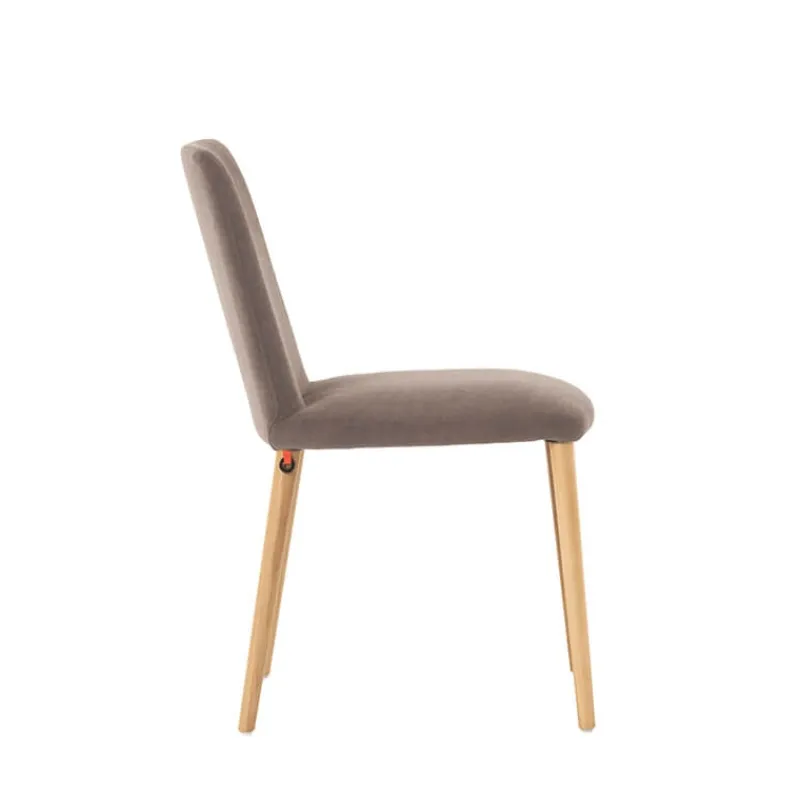 Mobitec Rob C01 ® Chaise moderne en tissu rembourrée avec pieds en bois massif* Chaise De Salle à Manger|Chaise Salon