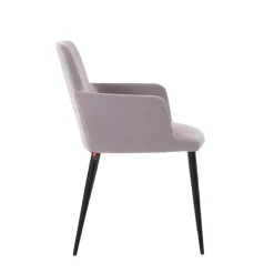 Mobitec Rob C04 ® Fauteuil de salle à manger confortable en tissu et pieds métal* Chaise De Salle à Manger|Fauteuil De Salon