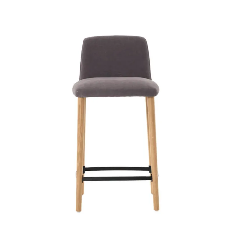Mobitec Rob C05 ® Tabouret snack en tissu et bois massif* Tabouret Snack (assise +/- 65 Cm)|Tabouret De Bar (assise +/- 80 Cm)