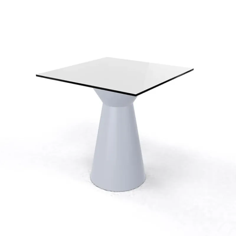 Roller H74 Table carrée design italien à pied central* Table De Cuisine|Table Pour Petit Espace