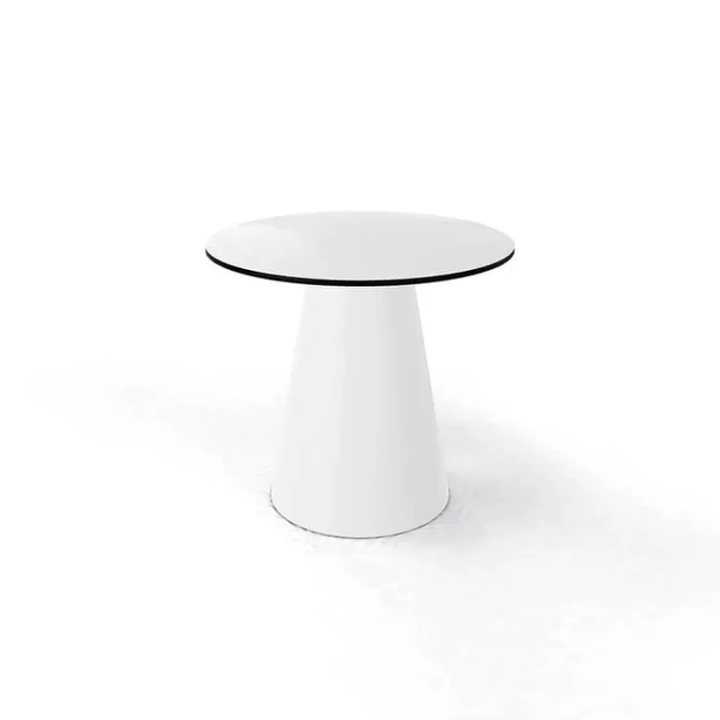 Roller H55 Table d'appoint ronde design italien à pied central* Table De Salon|Table Pour Petit Espace