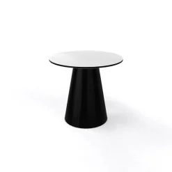 Roller H55 Table d'appoint ronde design italien à pied central* Table De Salon|Table Pour Petit Espace
