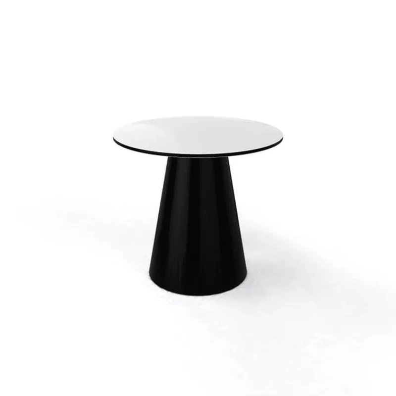 Roller H55 Table d'appoint ronde design italien à pied central* Table De Salon|Table Pour Petit Espace