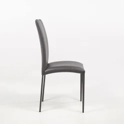 Peressini Roma Chaise contemporaine italienne dos matelassé* Chaise De Cuisine|Chaise De Salle à Manger