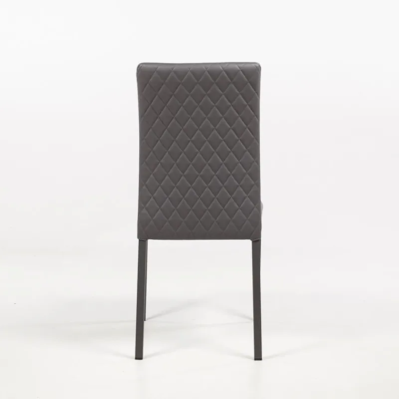 Peressini Roma Chaise contemporaine italienne dos matelassé* Chaise De Cuisine|Chaise De Salle à Manger
