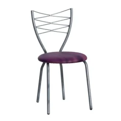 Carrier Romance ® Chaise de cuisine fabriquée en France en synthétique et métal* Chaise De Cuisine