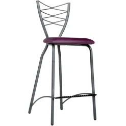 Carrier Romance ® Tabouret snack contemporain en synthétique et métal* Tabouret Snack (assise +/- 65 Cm)|Tabouret De Bar (assise +/- 80 Cm)