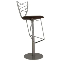 Carrier Romance ® Tabouret hauteur réglable en synthétique et métal* Tabouret Snack (assise +/- 65 Cm)|Tabouret De Bar (assise +/- 80 Cm)