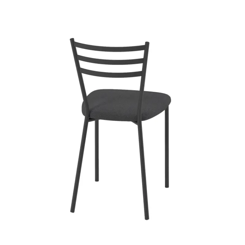 Perfecta Romy Chaise de cuisine avec assise rembourrée en simili et dossier en métal* Chaise De Cuisine