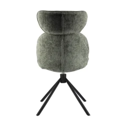 RosaChaise pivotante en tissu avec pieds en métal* Chaise De Salle à Manger|Chaise Salon