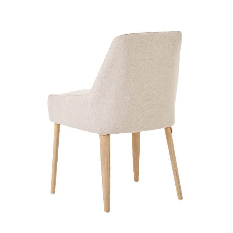 Mobitec Saga ® Chaise confortable en tissu et pieds bois* Chaise De Salle à Manger|Chaise Salon