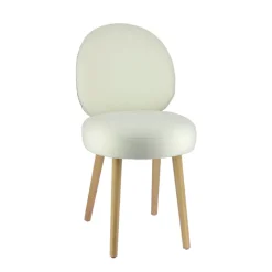 Sessio Severus Chaise cosy bicolore en tissu avec pieds bois* Chaise De Salle à Manger|Chaise Salon