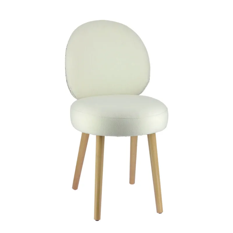 Sessio Severus Chaise cosy bicolore en tissu avec pieds bois* Chaise De Salle à Manger|Chaise Salon
