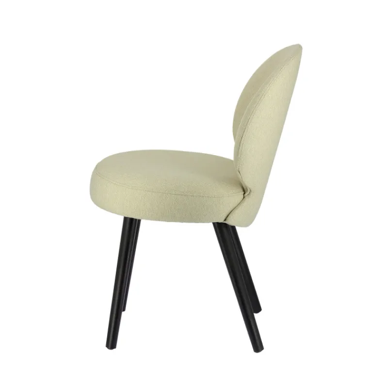 Sessio Severus Chaise cosy en tissu et pieds bois* Chaise De Salle à Manger|Chaise Salon