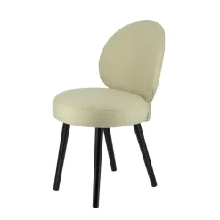 Sessio Severus Chaise cosy en tissu et pieds bois* Chaise De Salle à Manger|Chaise Salon