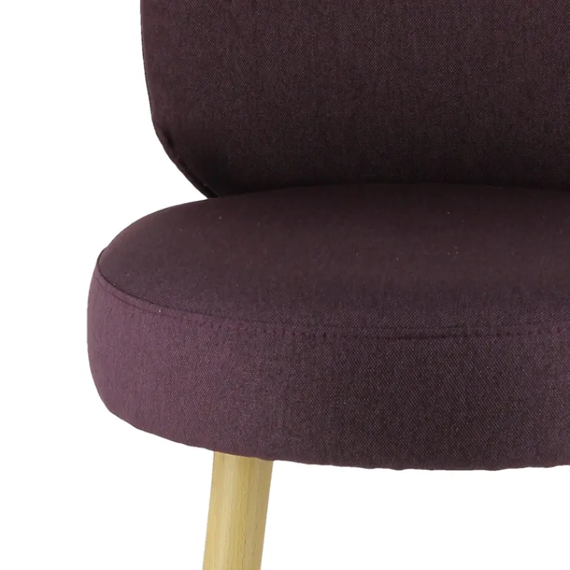 Sessio Severus Tabouret snack cosy en tissu avec pieds en bois* Tabouret Snack (assise +/- 65 Cm)|Tabouret De Bar (assise +/- 80 Cm)