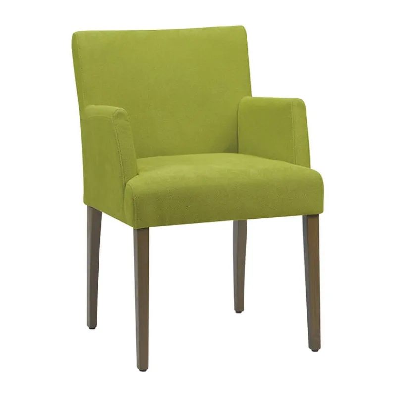 Mobitec Shanna ® Fauteuil cosy en tissu et bois* Chaise De Salle à Manger|Chaise Salon