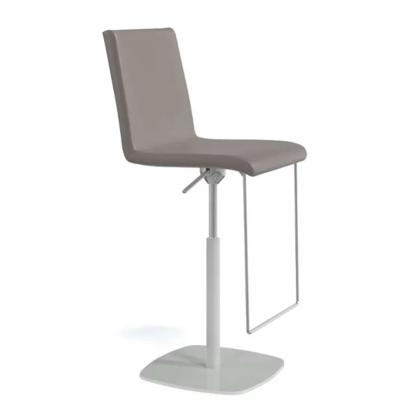 Perfecta Sherpa Tabouret en simili réglable en hauteur et pivotant rembourré* Tabouret Snack (assise +/- 65 Cm)|Tabouret De Bar (assise +/- 80 Cm)