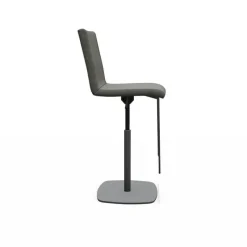 Perfecta Sherpa Tabouret haut réglable et pivotant en tissu fabriqué en Belgique* Tabouret Snack (assise +/- 65 Cm)|Tabouret De Bar (assise +/- 80 Cm)