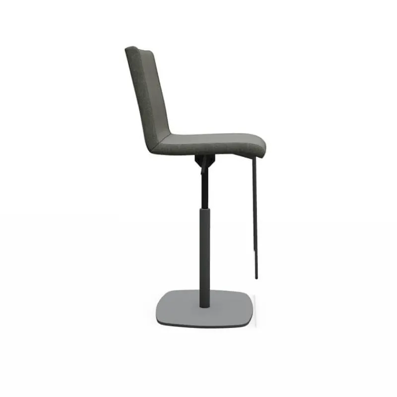 Perfecta Sherpa Tabouret haut réglable et pivotant en tissu fabriqué en Belgique* Tabouret Snack (assise +/- 65 Cm)|Tabouret De Bar (assise +/- 80 Cm)