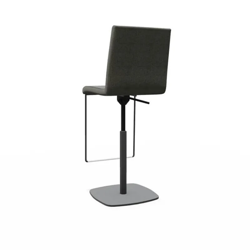 Perfecta Sherpa Tabouret haut réglable et pivotant en tissu fabriqué en Belgique* Tabouret Snack (assise +/- 65 Cm)|Tabouret De Bar (assise +/- 80 Cm)