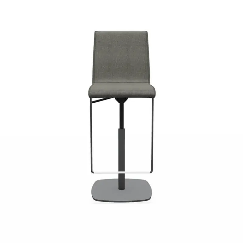 Perfecta Sherpa Tabouret haut réglable et pivotant en tissu fabriqué en Belgique* Tabouret Snack (assise +/- 65 Cm)|Tabouret De Bar (assise +/- 80 Cm)