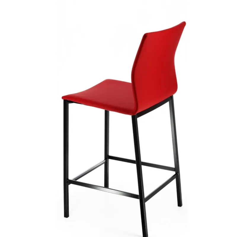Perfecta Sierra Tabouret snack en métal et simili* Tabouret Snack (assise +/- 65 Cm)|Tabouret De Bar (assise +/- 80 Cm)