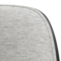 SimoneChaise bimatière en tissu dossier bois avec pieds en métal* Chaise De Salle à Manger