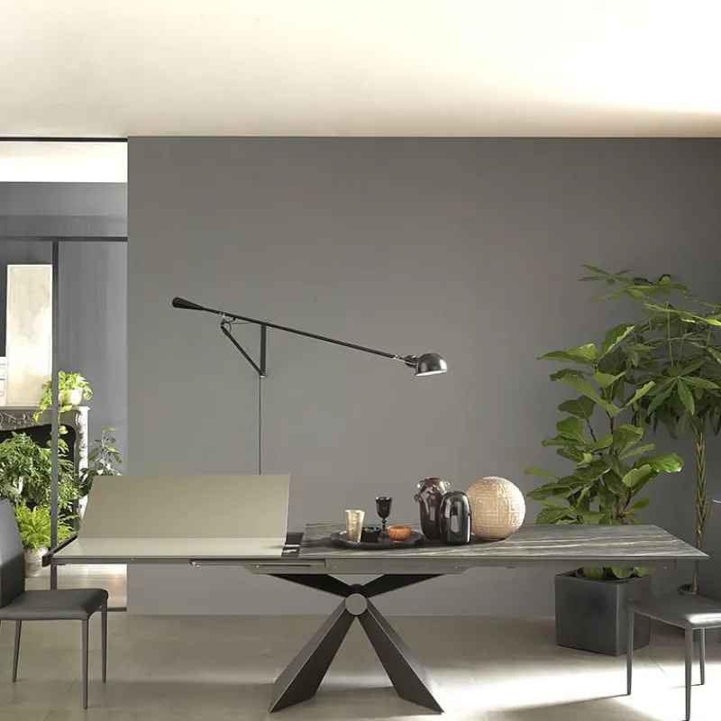 Altacom Sintesi Table design italienne extensible en céramique* Table De Salle à Manger