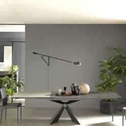 Altacom Sintesi Table design italienne extensible en céramique* Table De Salle à Manger