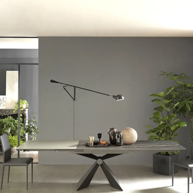 Altacom Sintesi Table design italienne extensible en céramique* Table De Salle à Manger