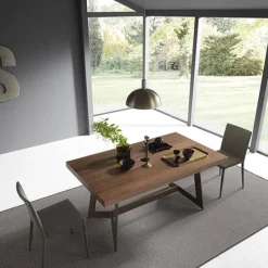 Altacom Sipario Table extensible design de salle à manger en bois* Table De Salle à Manger