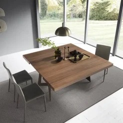 Altacom Sipario Table extensible design de salle à manger en bois* Table De Salle à Manger