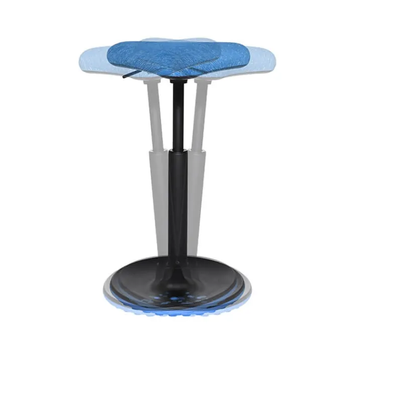 Top Star Sitness H1 Tabouret assis debout ergonomique réglable en hauteur* Tabouret Snack (assise +/- 65 Cm)|Tabouret De Bar (assise +/- 80 Cm)