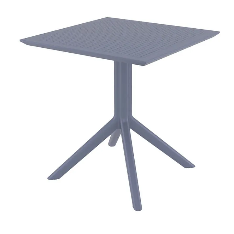 Sky Petite table de jardin carrée en résine* Table De Jardin