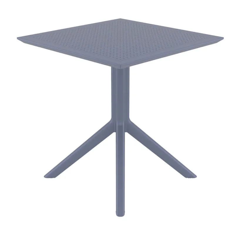Sky Petite table de jardin carrée en résine* Table De Jardin