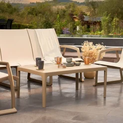 Sky Table basse de jardin rectangulaire en résine* Table De Jardin